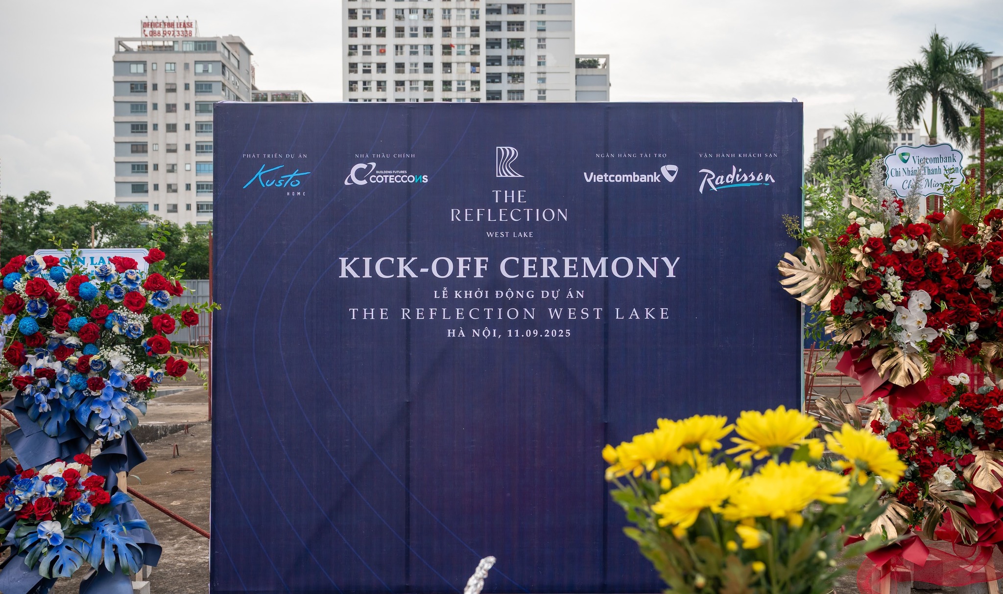 Read more about the article Coteccons chính thức trở thành nhà thầu xây dựng dự án The Reflection West Lake