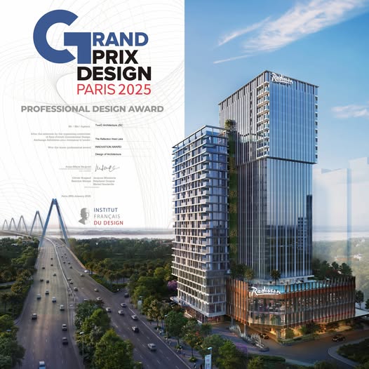 Read more about the article The Reflection Westlake vinh danh tại Grand Prix Design Paris 2025 – Dấu ấn kiến trúc đẳng cấp quốc tế bên Hồ Tây